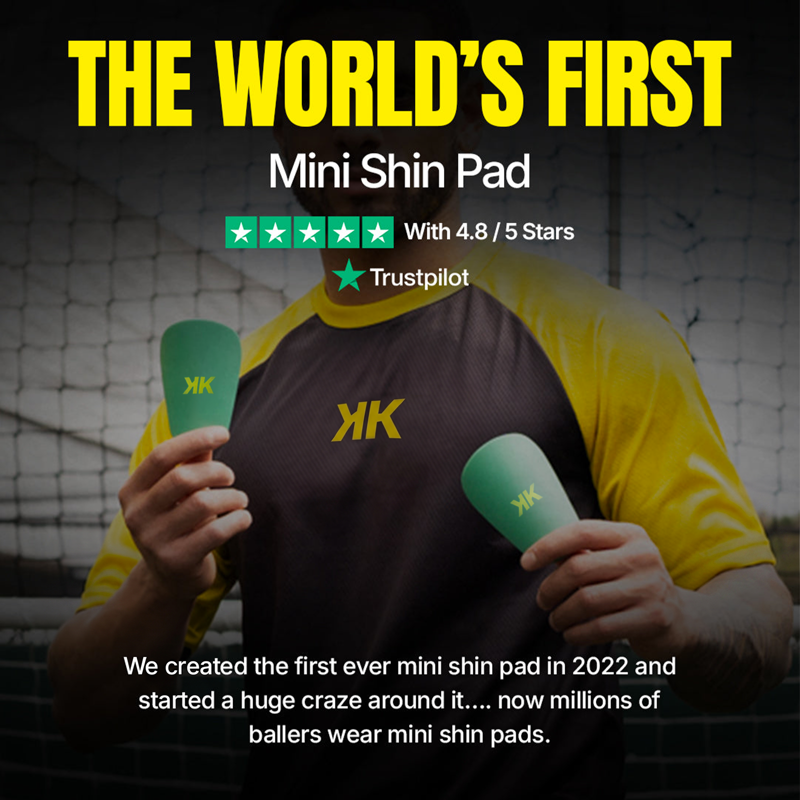 Mini Shin Pads - White