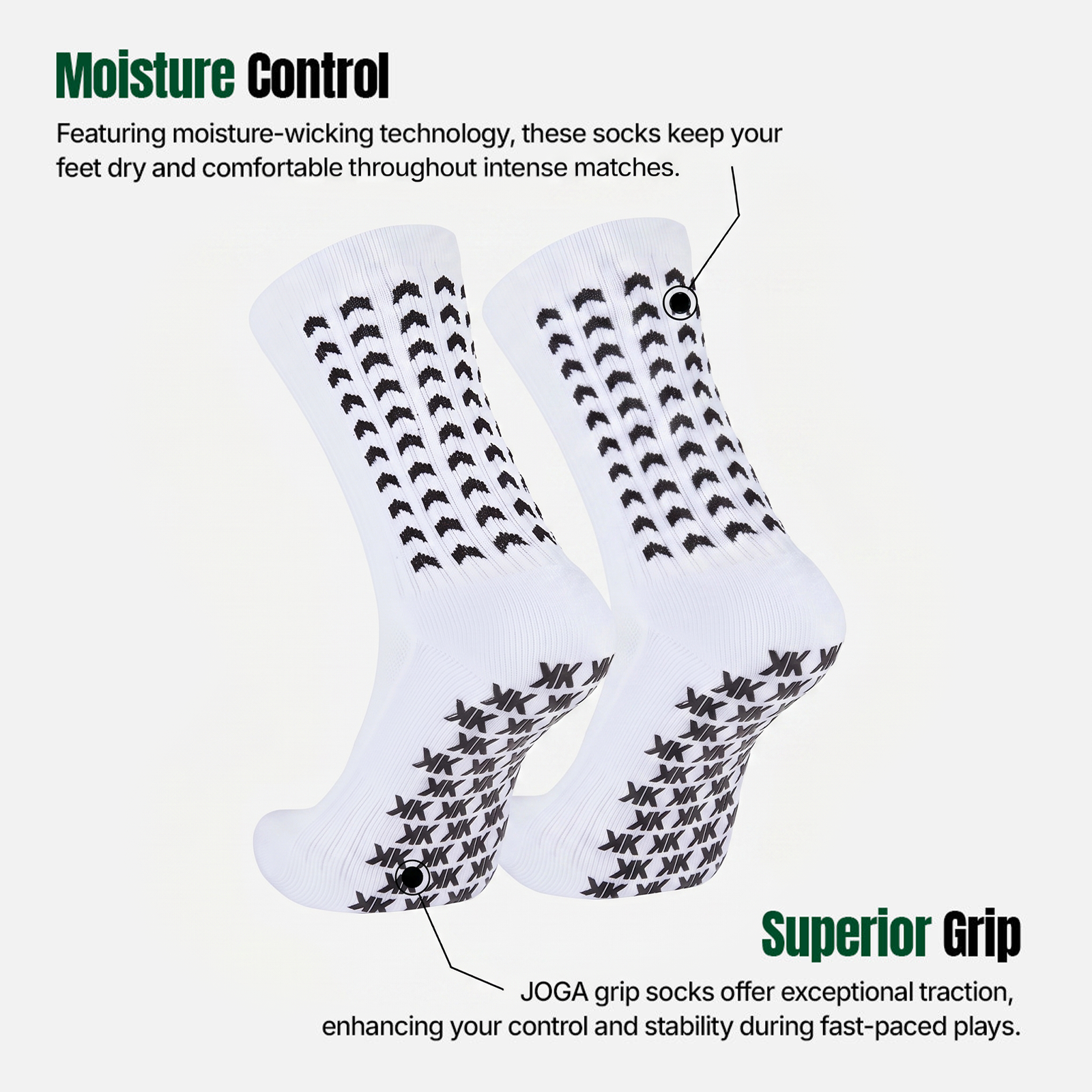 Performance Grip Socks 2.0 - Black